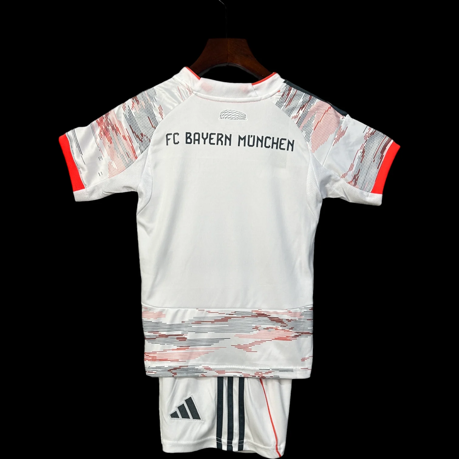 Vue arrière Bayern Munich Maillot Extérieur 2526 – Enfant